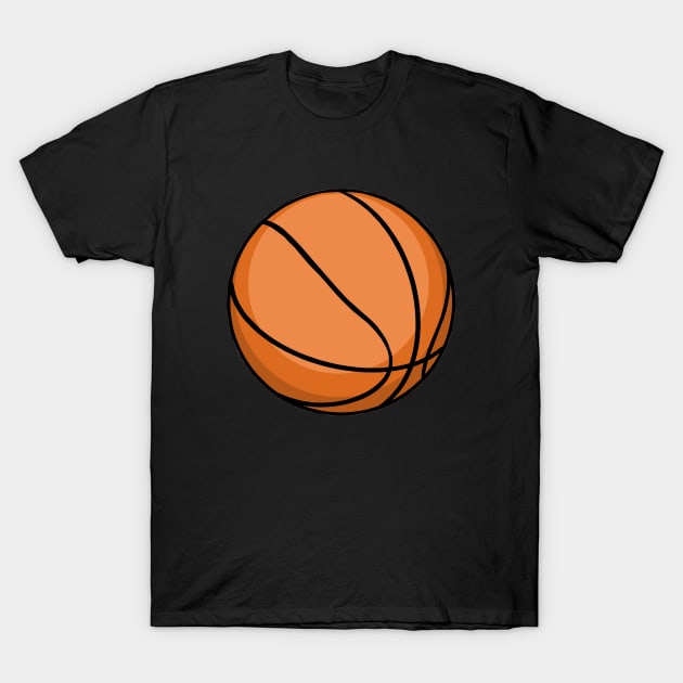 Basketball Ball T-Shirt by fromherotozero